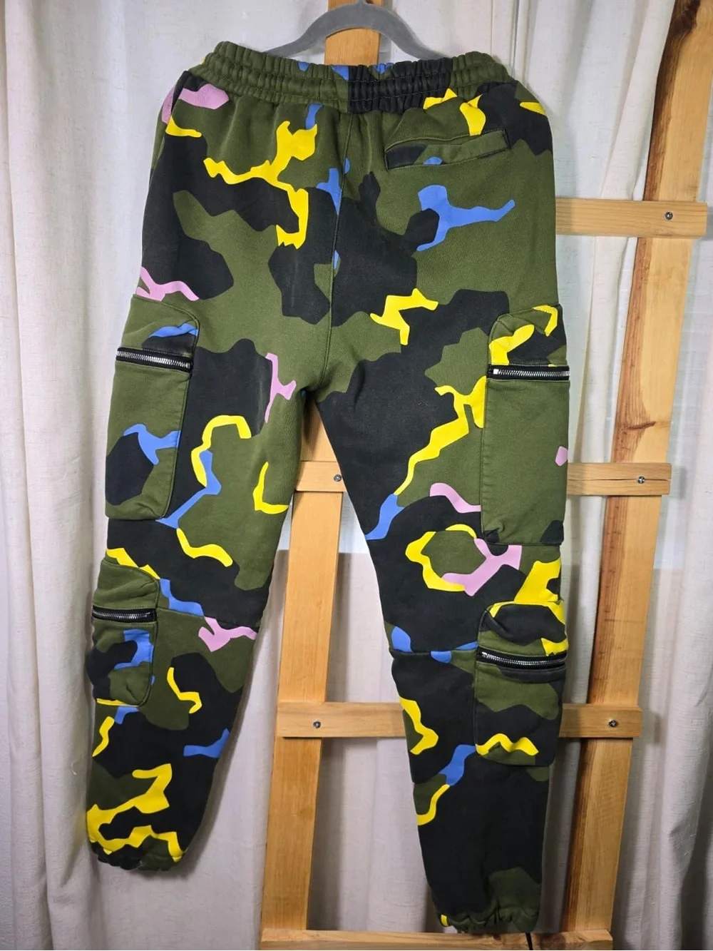 Create 2MRV Colorful Camo Cargo Joggers - Multicolor - Picture 2 of 7